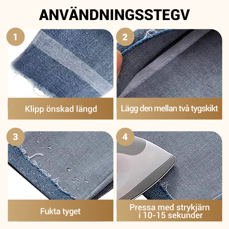 IronEdge | Dubbelsidigt Självhäftande Kantband