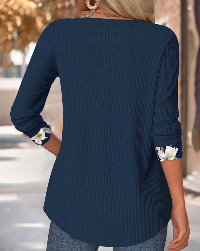 Sara – Falsk Tvådelad Tryckt Topp - Stockholm-Select