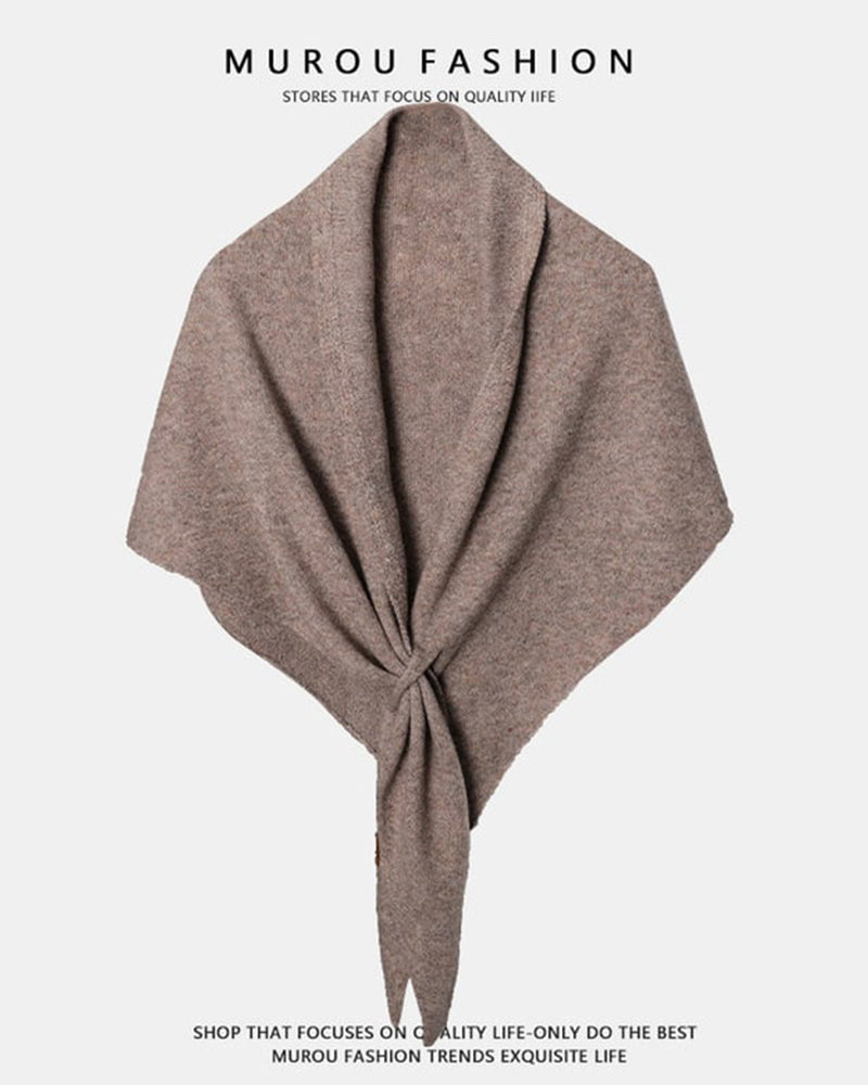 Lina – Modern trianglesjal i ull - Stockholm-Select