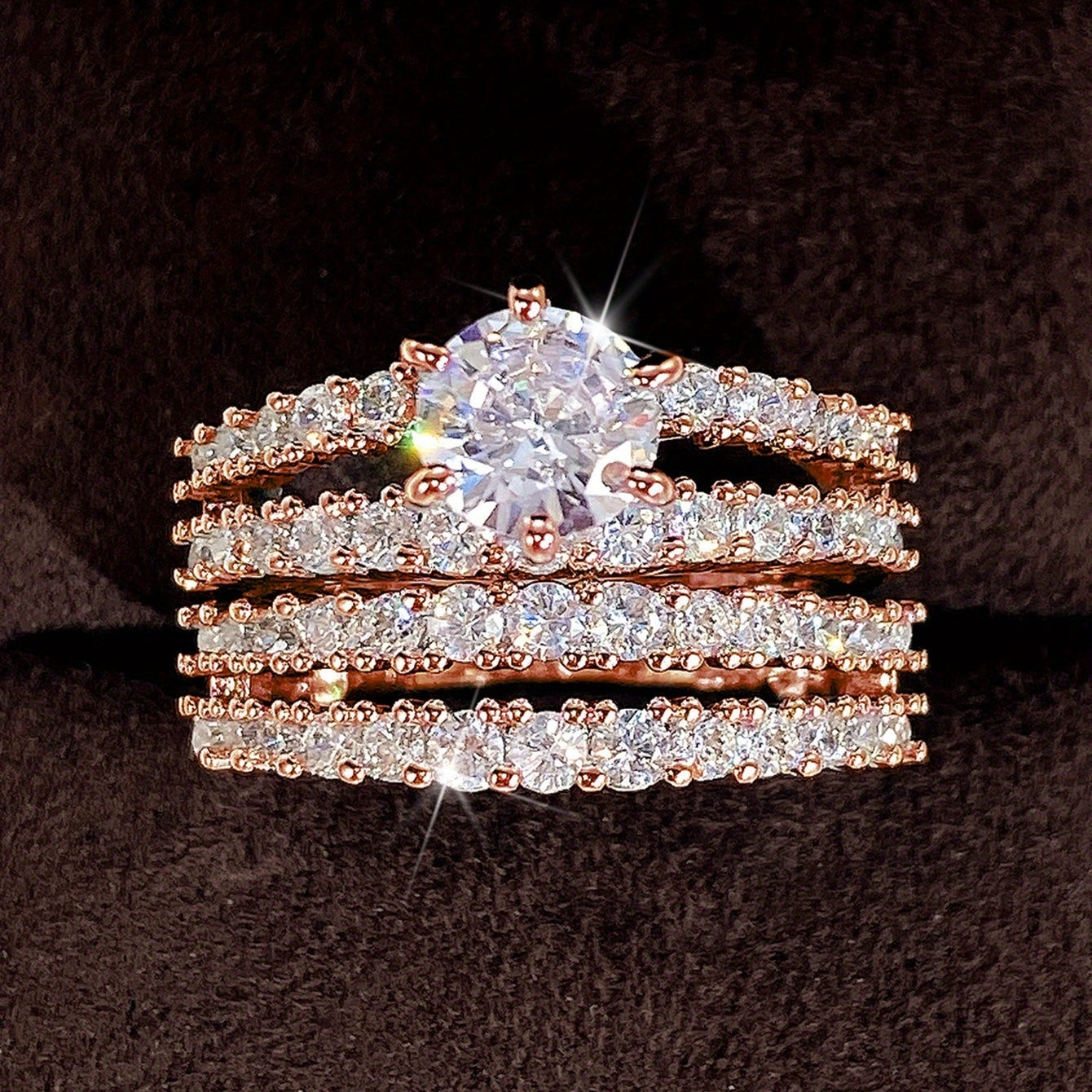 DuoSet | Zirkonia Ringar