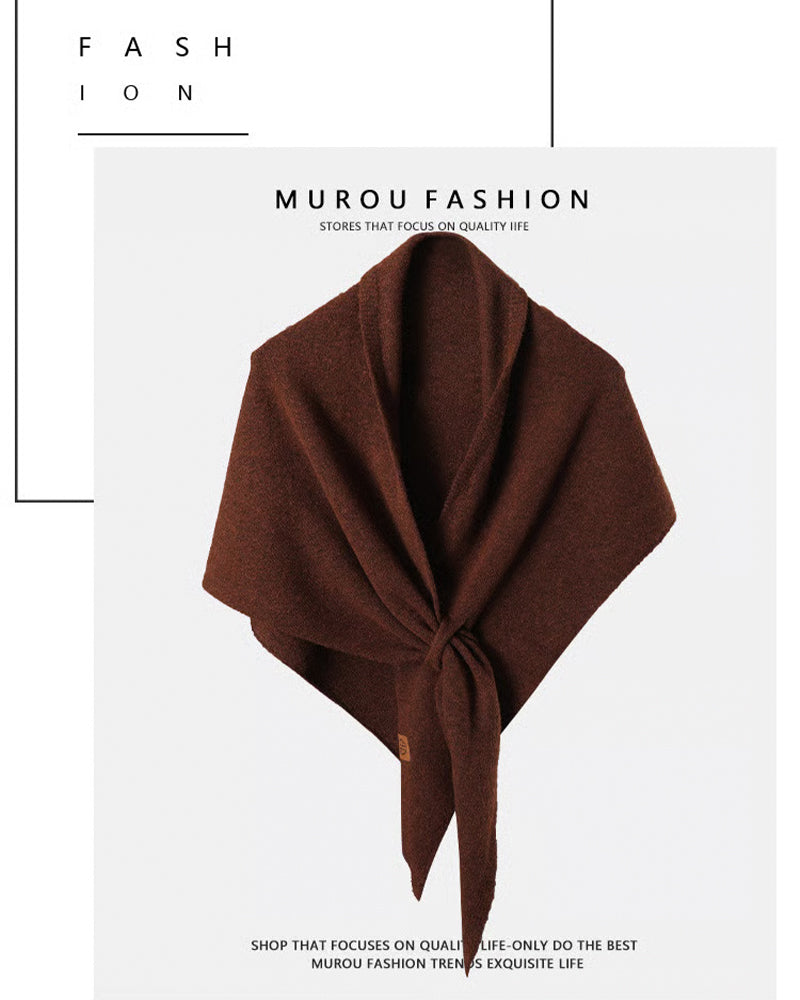 Lina – Modern trianglesjal i ull - Stockholm-Select