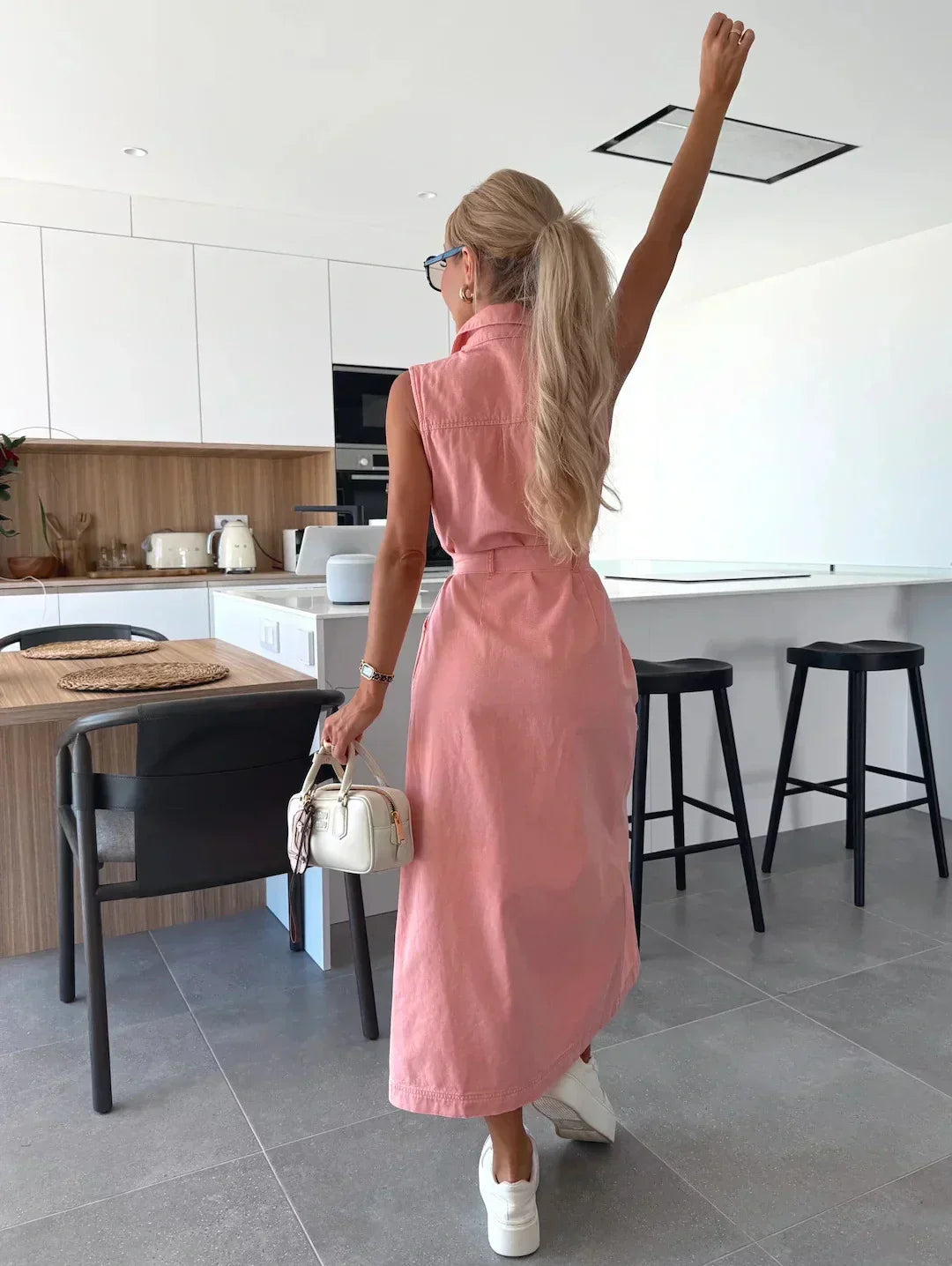 Livia | Denim Maxiklänning