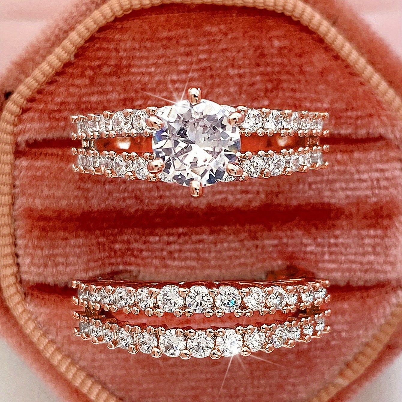 DuoSet | Zirkonia Ringar