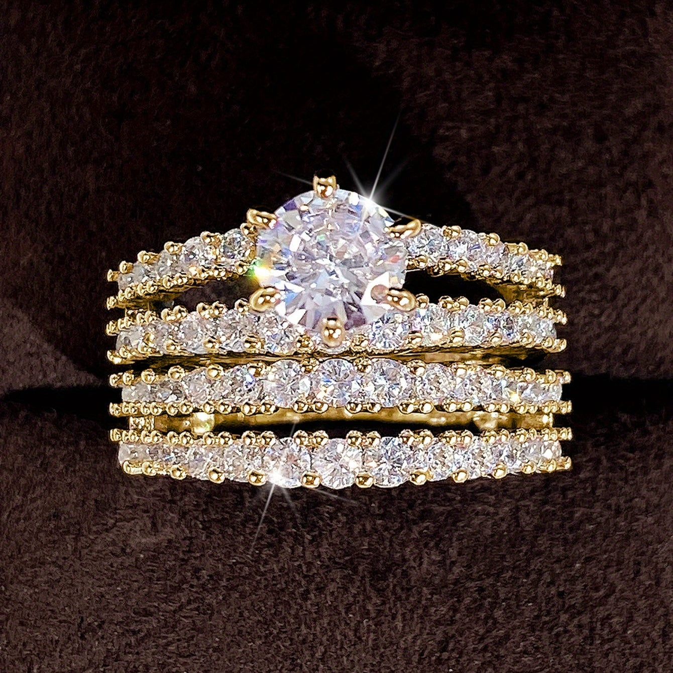 DuoSet | Zirkonia Ringar