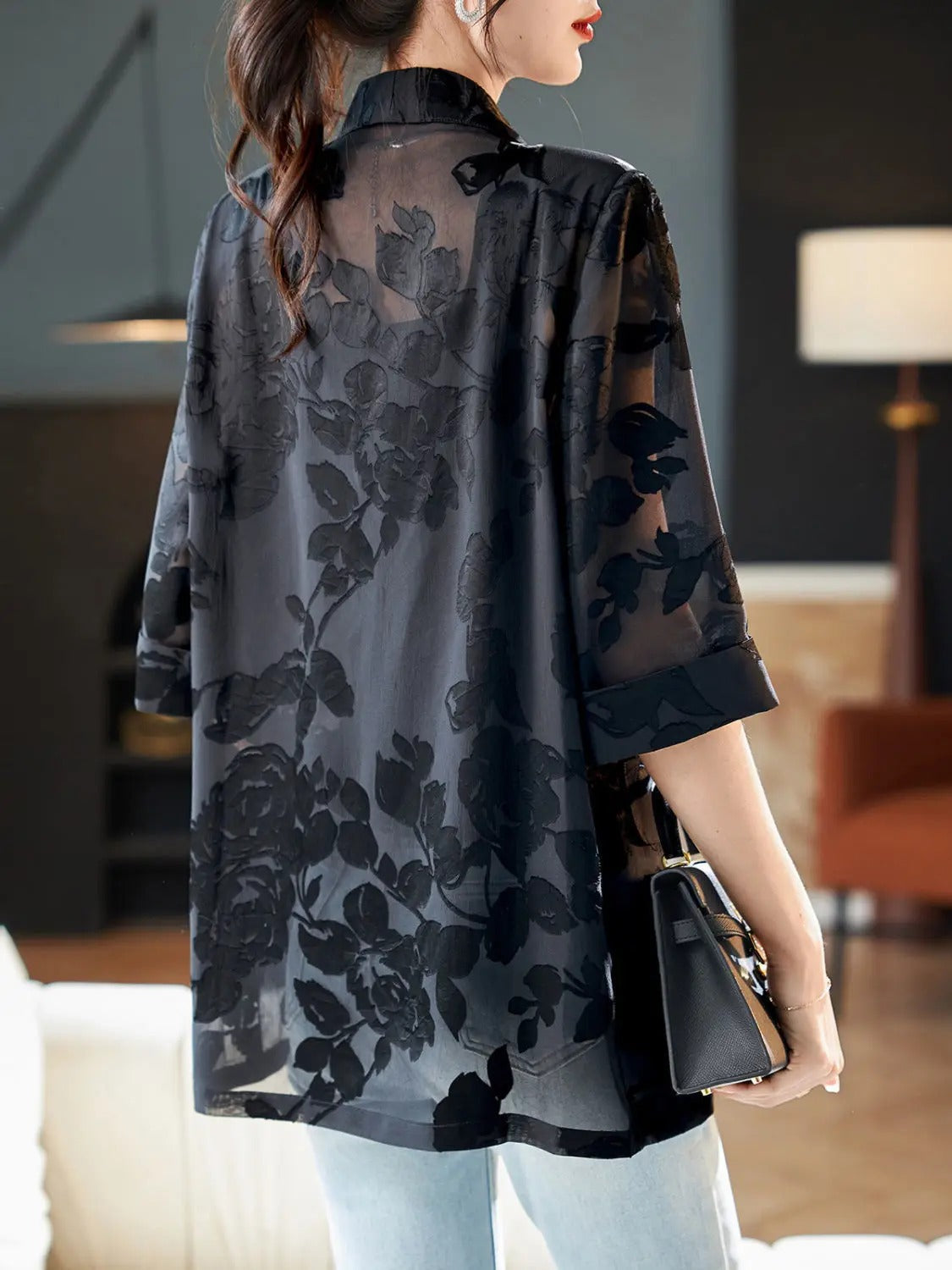 Alva | Blommig Blazer