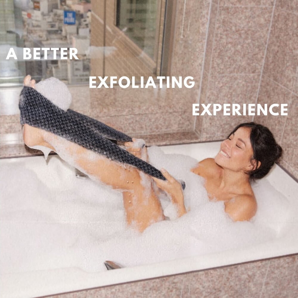 PureSkin | Exfolierande Antibakteriell Duschhandduk