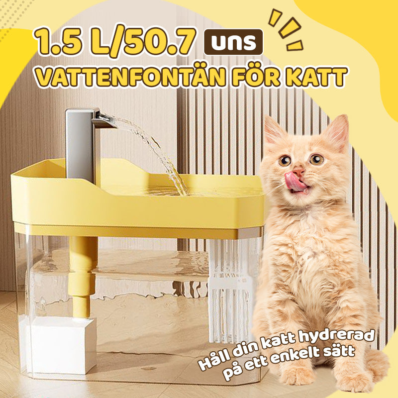 AquaFlow | Automatisk Kattfontän