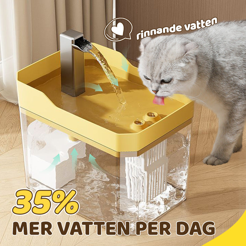 AquaFlow | Automatisk Kattfontän