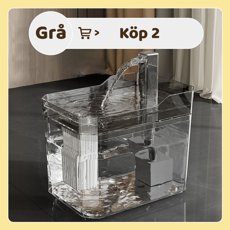 AquaFlow | Automatisk Kattfontän