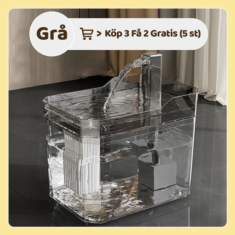 AquaFlow | Automatisk Kattfontän