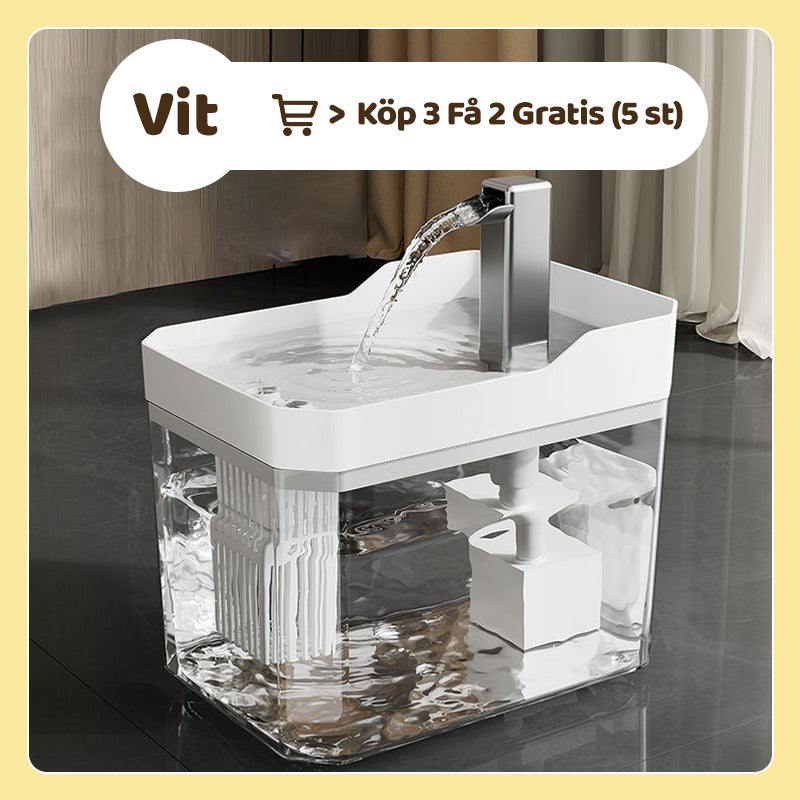 AquaFlow | Automatisk Kattfontän