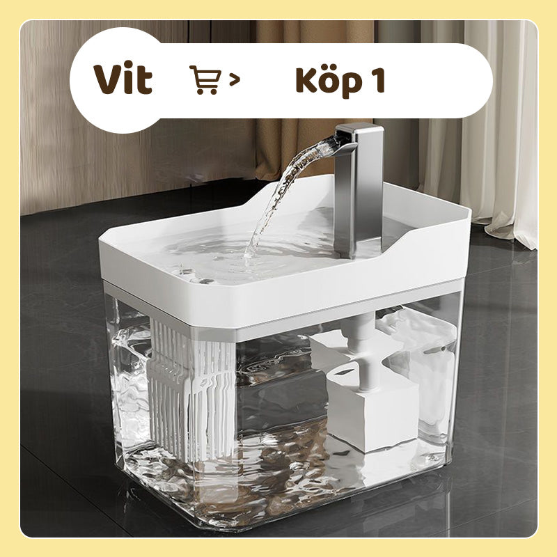 AquaFlow | Automatisk Kattfontän